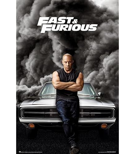 Amazon.com: FURIOUS 7 MOVIE POSTER 2 Sided ORIGINAL INTL Ver B
